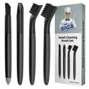 MR.Siga Grout Cleaner Brush Set, Detail Cleaning Brush Set for Tile, Sink,Drain,Edge, Crevice Cleaning