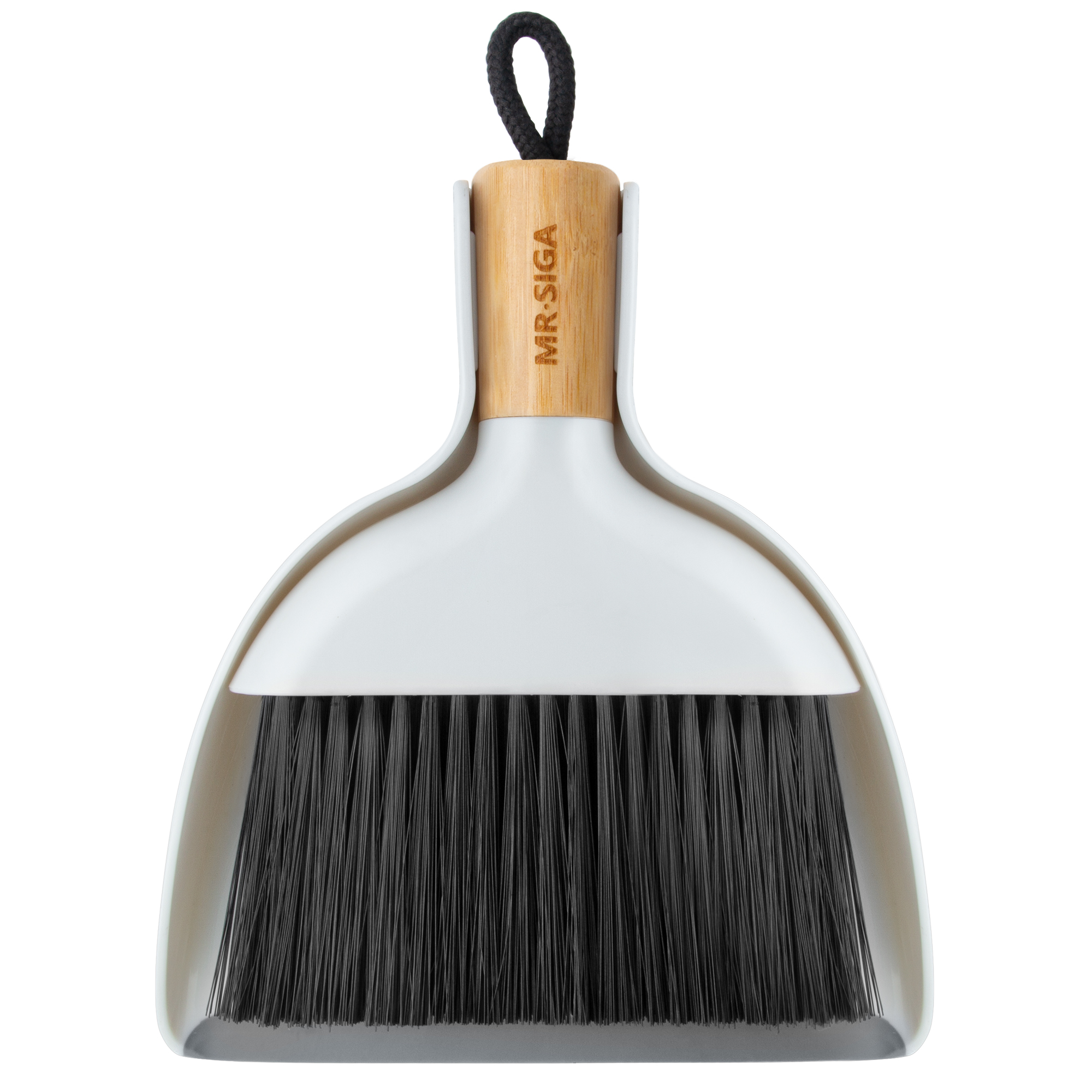 MR.Siga Mini Dustpan and Brush Set, Cleaning Brush and Dustpan Combo with Bamboo Handle - image 1 of 7