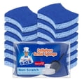 thumbnail image 1 of MR.SIGA Non-Scratch Cellulose Scrub Sponge, Dual-Sided Dishwashing Sponge for Kitchen, Blue,12 Pack, 1 of 10