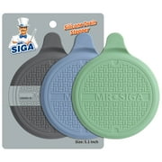 MR.Siga Silicone Bathtub Stopper, Drain Stopper for Shower, 5.1" Diameter, 3 Pack