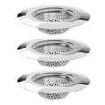 thumbnail image 1 of MR.Siga Stainless Steel Shower Bathtub Drain Hair Catcher for Bathroom, 3 Pack, 1 of 8