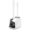 MR.Siga Toilet Plunger and Bowl Brush Combo Cleaner Stand Set, Bathroom