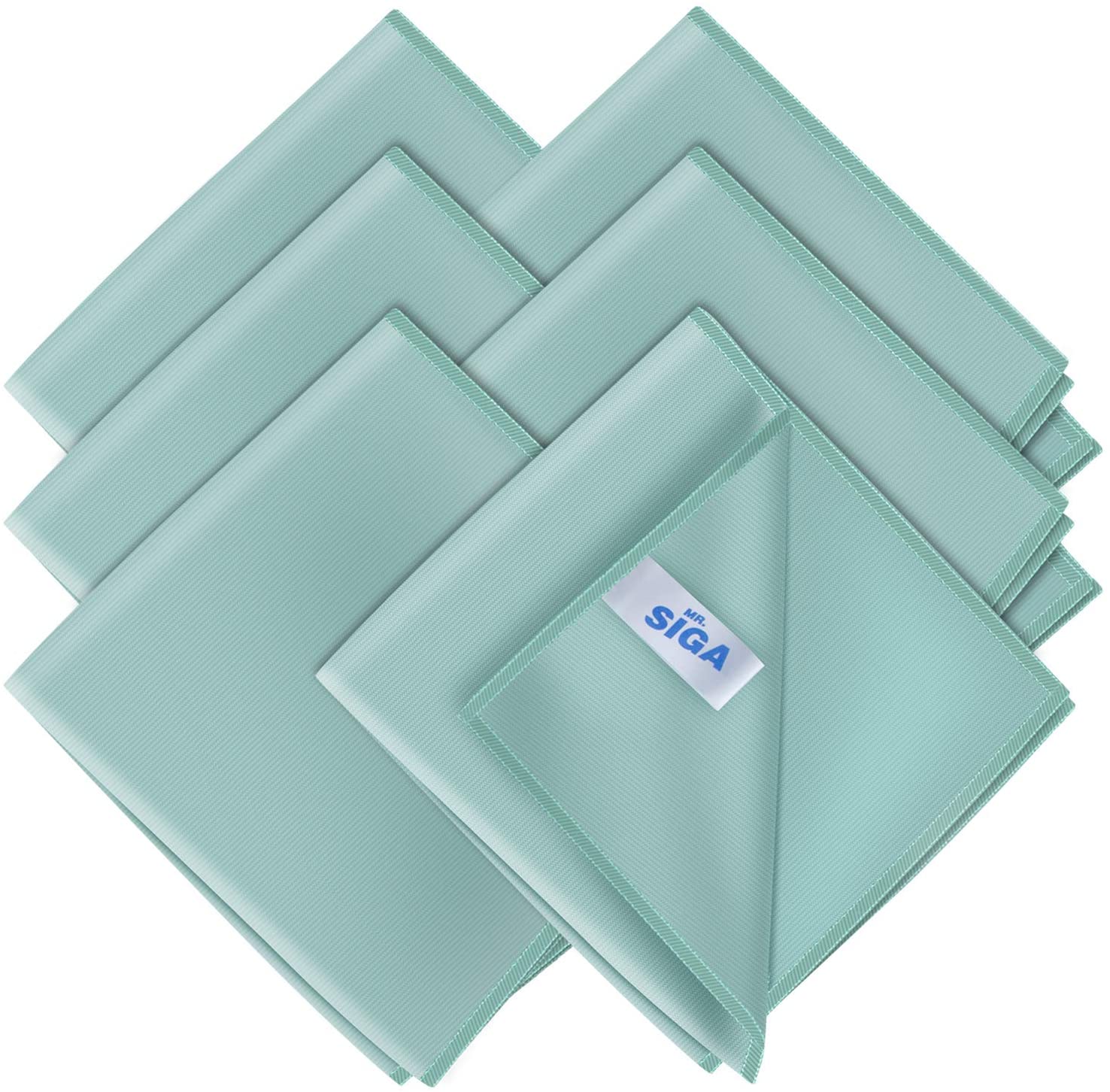 MR.Siga Ultra Fine Microfiber Cloths for Home, Car, and Glass,Pack of 6, 35 x 40 cm 13.7" x 15.7" - image 1 of 8