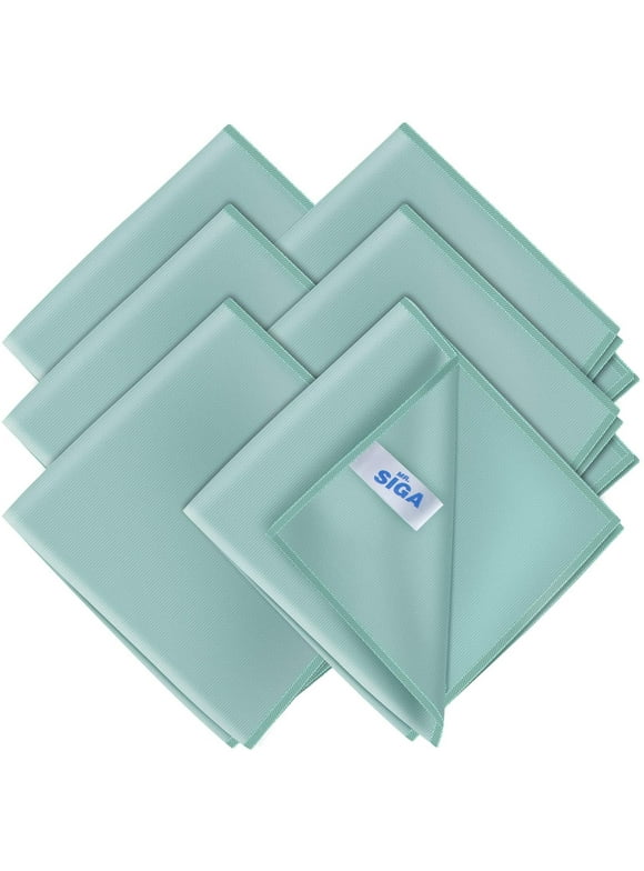 MR.Siga Ultra Fine Microfiber Cloths for Home, Car, and Glass,Pack of 6, 35 x 40 cm 13.7" x 15.7"