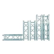 MR TRUSS TSQ715 7.15 x 12" Universal Straight Square Tubing Box Aluminum Lighting Trussing Segment for Pro Lighting