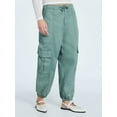 thumbnail image 1 of Scoop Women’s and Women's Plus Cotton Utility Jogger Pants, Sizes XS-4X, 1 of 5