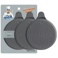 thumbnail image 1 of MR.siga Silicone Bathtub Stopper, Drain Stopper for Shower, Sink, 5.1" Diameter, Grey, 3 Pack, 1 of 9