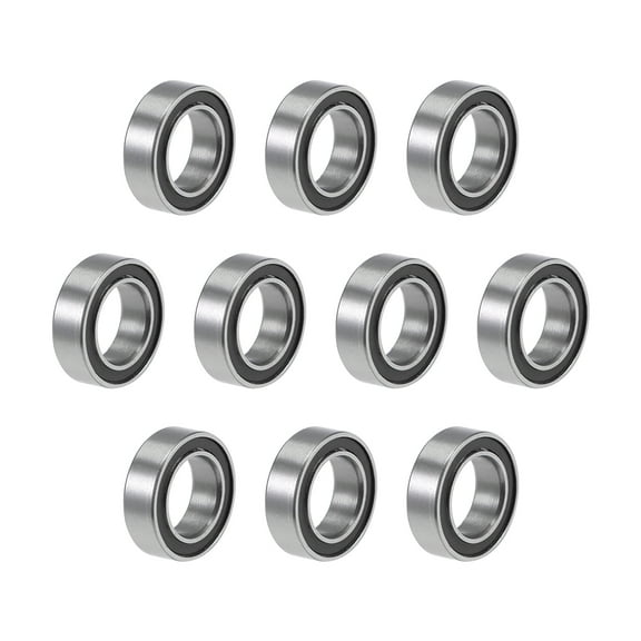 MR106-2RS Deep Groove Ball Bearings 6mmx10mmx3mm Double Sealed Chrome Steel P6 10pcs