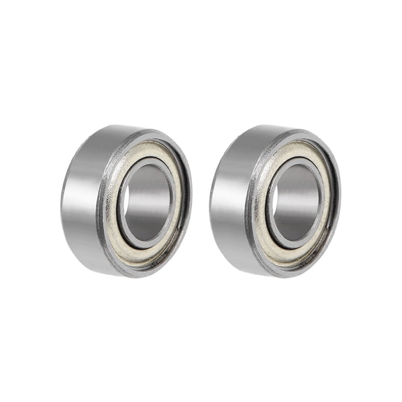 MR115ZZ Deep Groove Ball Bearing, 5x11x4mm Double Shielded ABEC-1 Bearings 2-Pack
