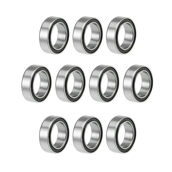 MR128-2RS Ball Bearings 8mmx12mmx3.5mm Double Sealed Chrome Steel P6 10pcs