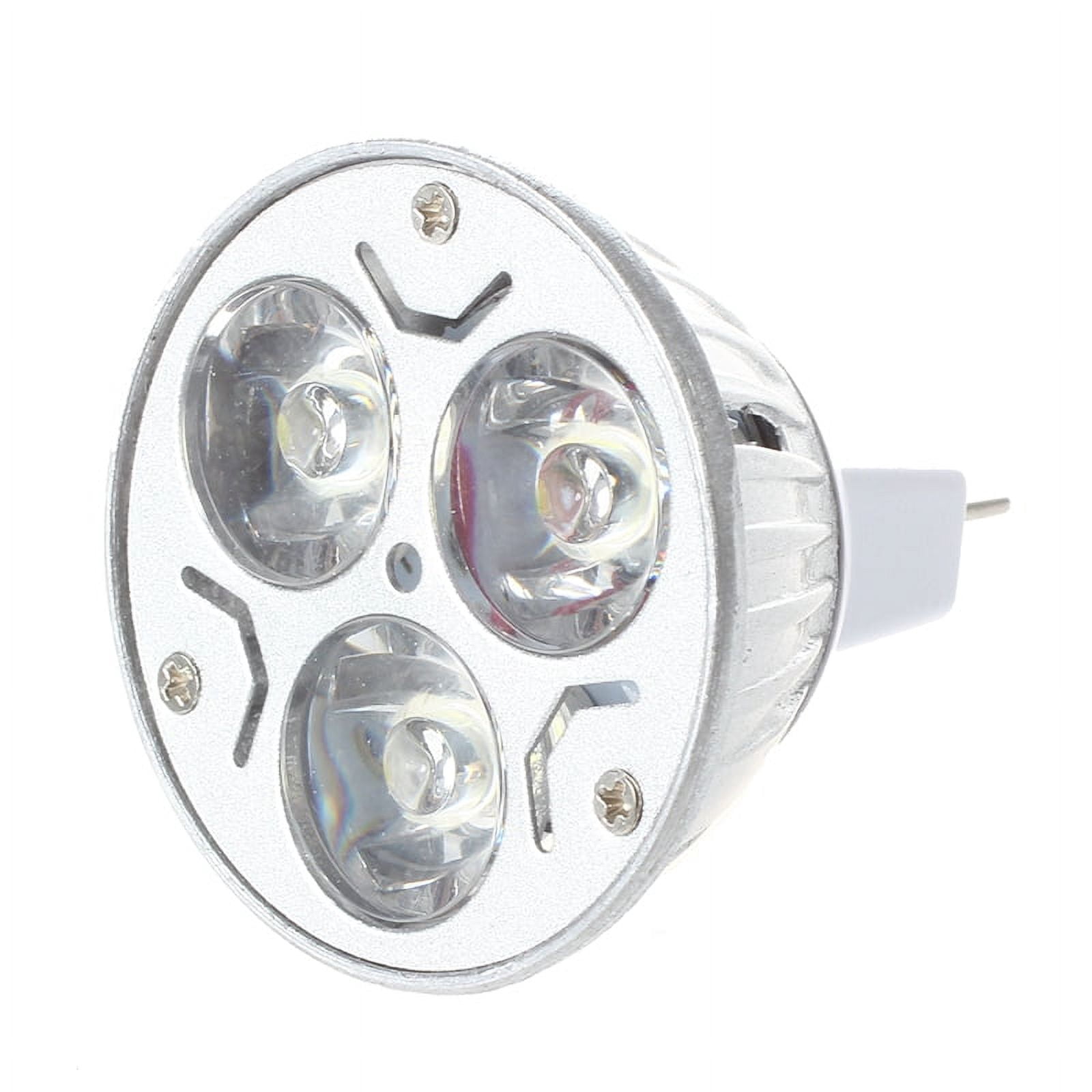 StarLicht LED-Anbauspot Round – 3x1W Mit Blauem Licht, 19 Dioden Pro Spot, Für 12V, Set Mit 3 Spots + Konverter