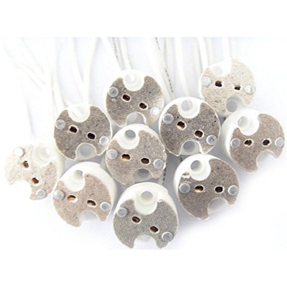 MR16 MR11 Ceramic Light Socket Replacement 50 Pack