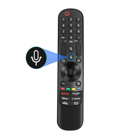 MR23GA Voice Replacement Magic Remote for LG with Pointer Function for Most Smart TVs Including UHD OLED QNED NanoCell 4K 8K Series, 2017~2023 Models