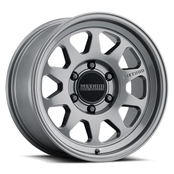 MR316 17x8.5 mm Offset 6x5.5x106.25 mm CB Wheel, Gloss Titanium