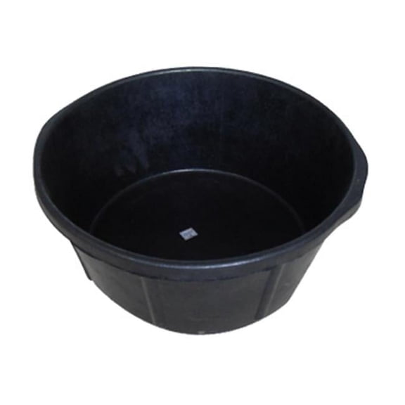 MR6.5GR-UT-BLK 6.5 Gallon Rubber Tub