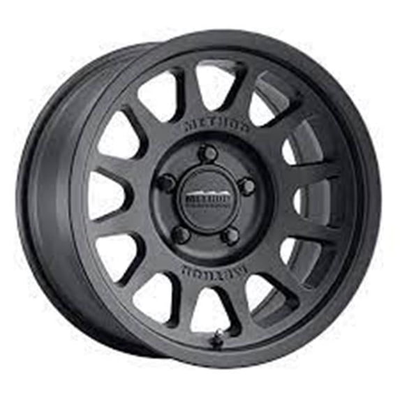 MR703 17 x 8.5 in. 0 mm Offset 5 x 150 110.5 mm Centerbore Matte Black Wheel