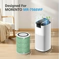 thumbnail image 1 of MR7566 Replacement Filter Compatible with MR7566 Air Purifier for Home Large Room, 4-in-1 High-Efficiency MR7566-WF for Odor and Smoke, MR7566 Filter for , 2 Pack, 1 of 8