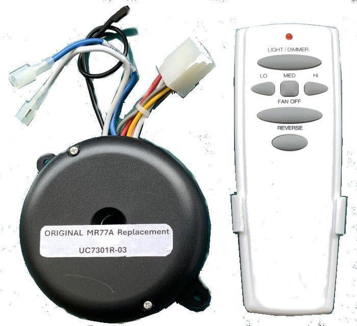 MR77A Replacement Ceiling Fan remote control set for Altura 68