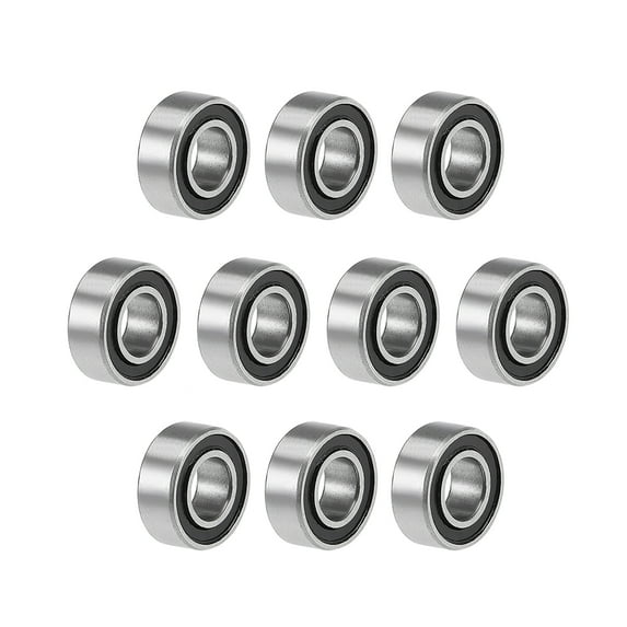 MR84-2RS Deep Groove Ball Bearings 4mmx8mmx3mm Double Sealed Chrome Steel P6 10pcs