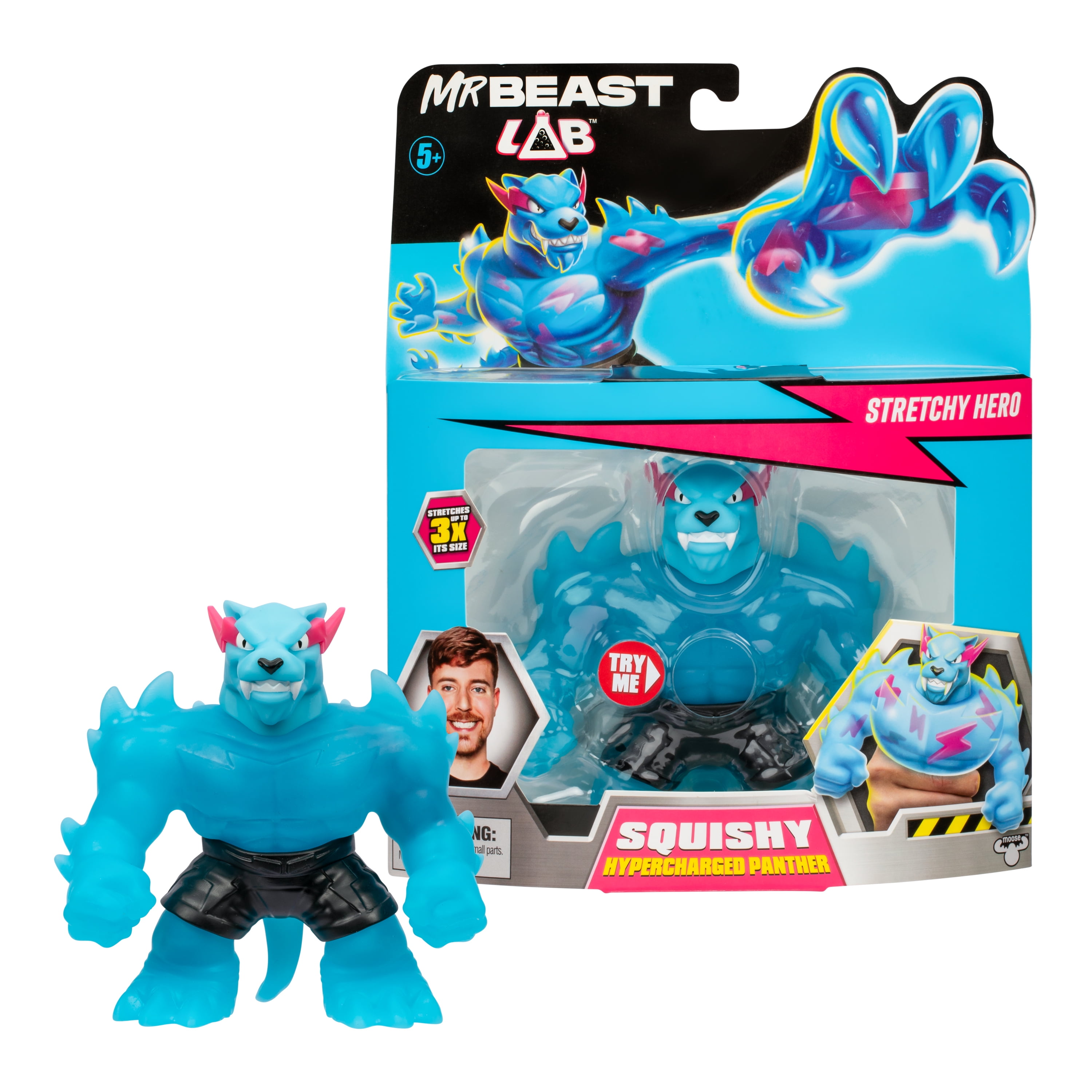 MrBeast Lab Heroes of Goo Jit Zu Goo Hypercharged Panther Action Figure, Ages 5+ MrBeast Lab Heroes of Goo Jit Zu Goo Hypercharged Panther Action Figure, Ages 5+