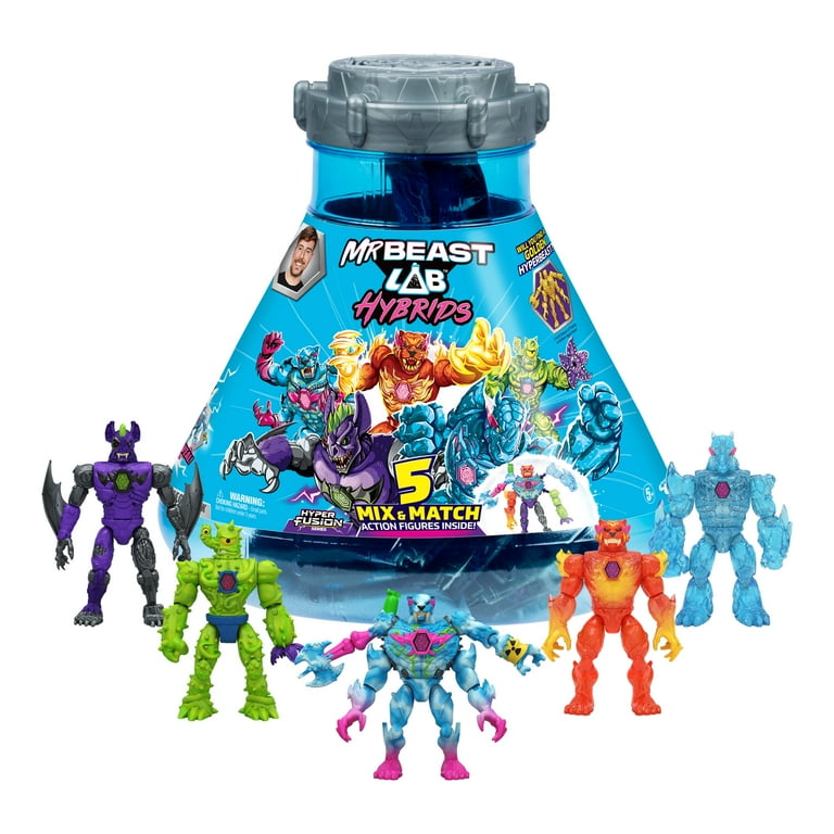 MrBeast Lab Hybrids Mega Pack, Reveal Different Hybrid Parts