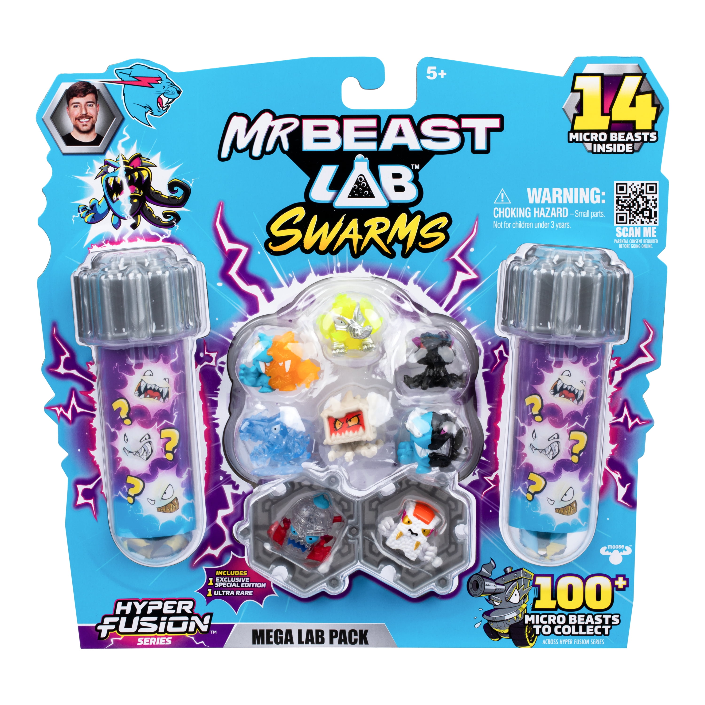 BEAST 詰め合わせ MrBeast Lab Swarms Hyper Fusion Series, Includes 14 Micro Beasts