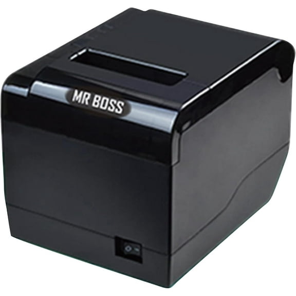 MRBOSS Label printer for till cash register USB and Bluetooth print sticker bubble tea coffee cafe take out ToGo take away flavor