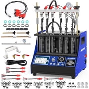MRCARTOOL V311 Fuel Injector Tester Kit Metal Ultrasonic Cleaning Machine with Adapter Connectors for Car Auto Repair 1 Pack