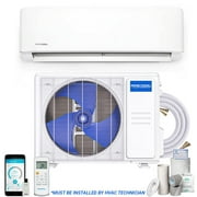 MRCOOL Advantage 5th Gen 9000 BTU 115V Ductless Mini Split Heat Pump AC - Non-DIY, 16 Ft Line Set, WiFi Control