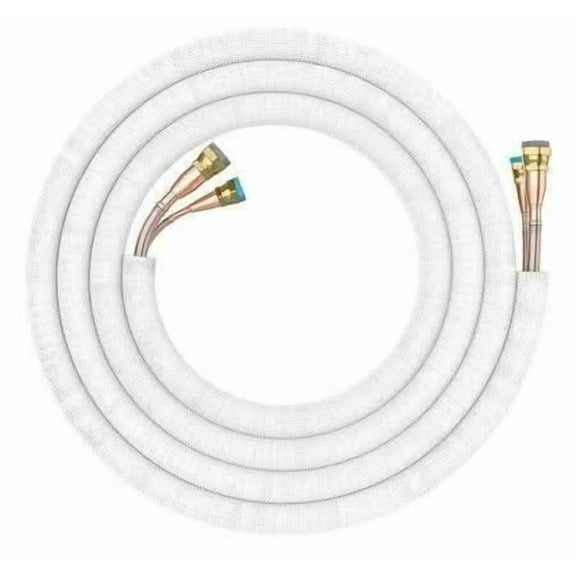 MRCOOL DIY 35ft Line Set 1/4 x 3/8 w/ Pro Cable for 6K–12K Indoor - R454B