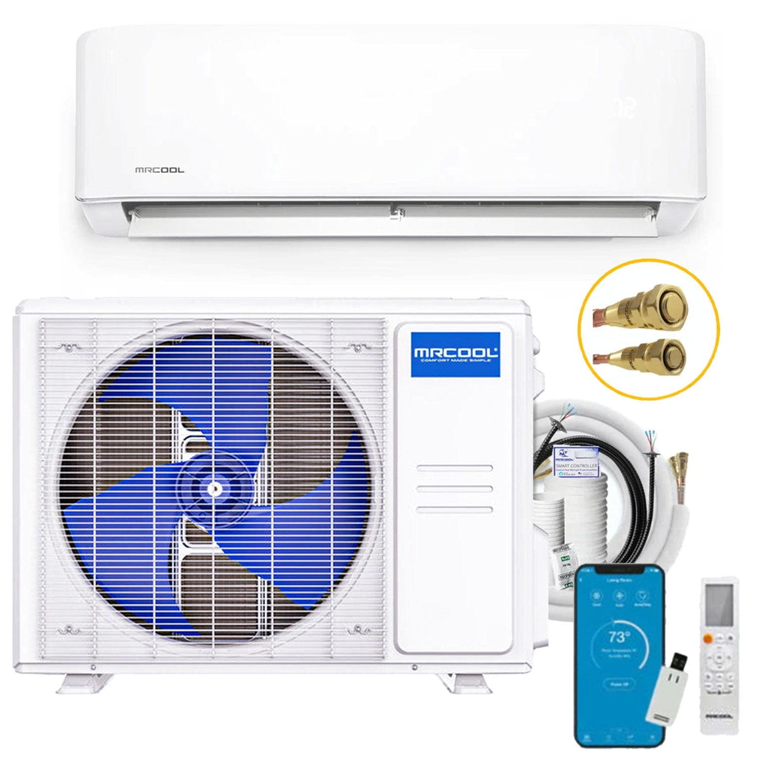 A10 SA ＋PLUS Senville 18000 BTU Dual Zone AC and Heat Pump, SENA-18HF/D