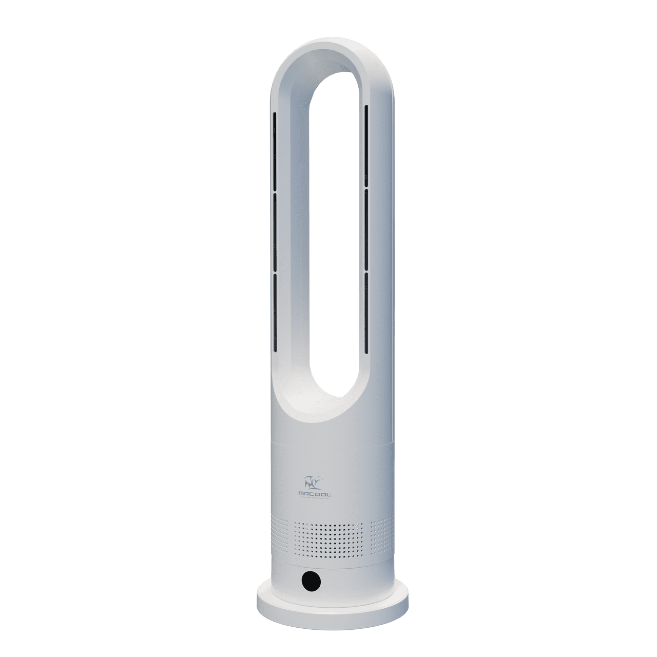 MRCOOL MrBreeze Hot and Cool Bladeless Fan, Oscillating, Remote, White, 110V MRF1016PLOW