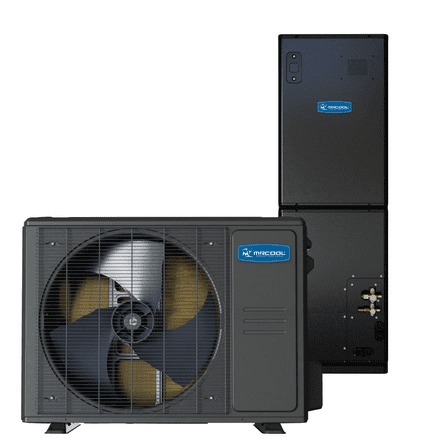 MRCOOL Universal Series 2 Ton 18.6 SEER2 Heat Pump System - 24,000 BTU R-454B Inverter Condenser & Air Handler - 208/230V Heating & Cooling