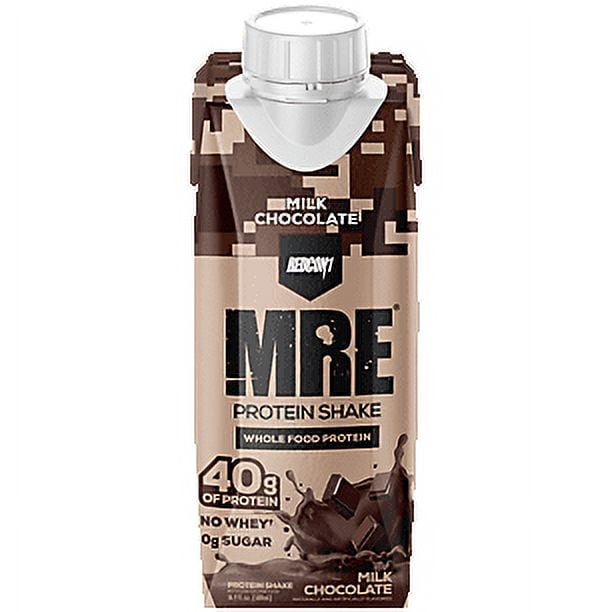 MRE Protein Shake Real WholeFood with 40 gr. of Protein Milk