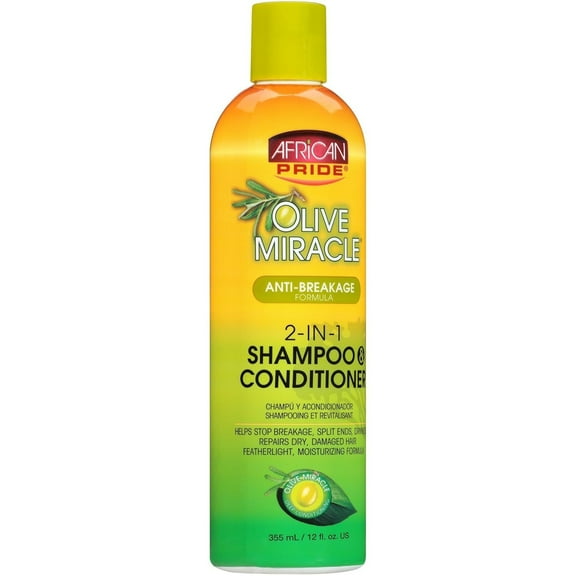 MRFF Olive Miracle 2-in-1 Shampoo & Conditioner 12 oz (Pack of 3)