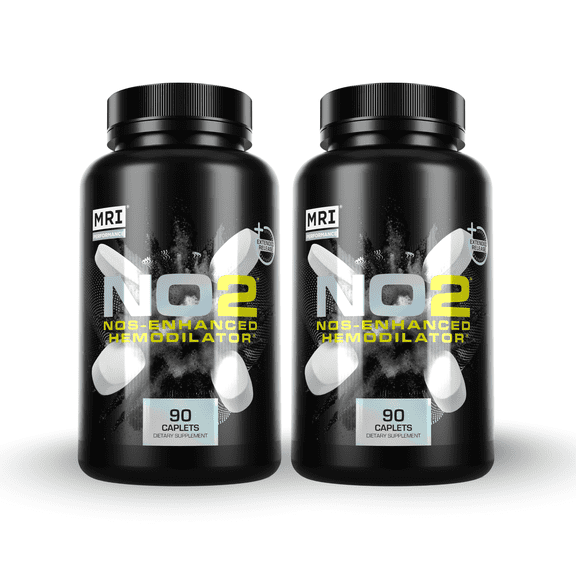 MRI Nitric Oxide NO2 Pills, Original Formula, Workout Boost, 90 Count (2 Pack)