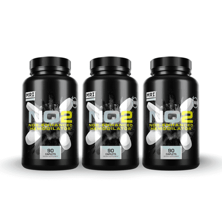 MRI Nitric Oxide NO2 Pills, Original Formula, Workout Boost, 90 Count (3 pack)