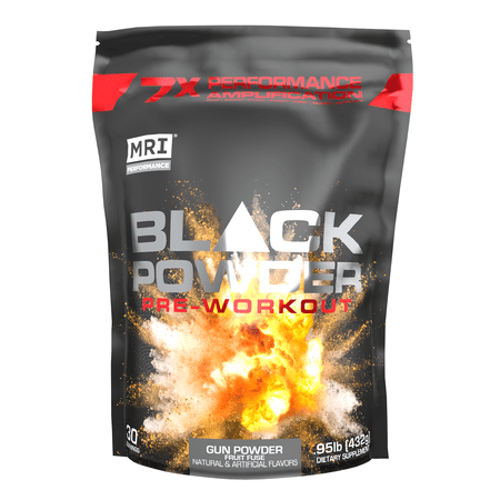 MRI® PERFORMANCE BLACK POWDER® PRE-WORKOUT (30 SERVINGS) - GUN POWDER FRUIT FUSE