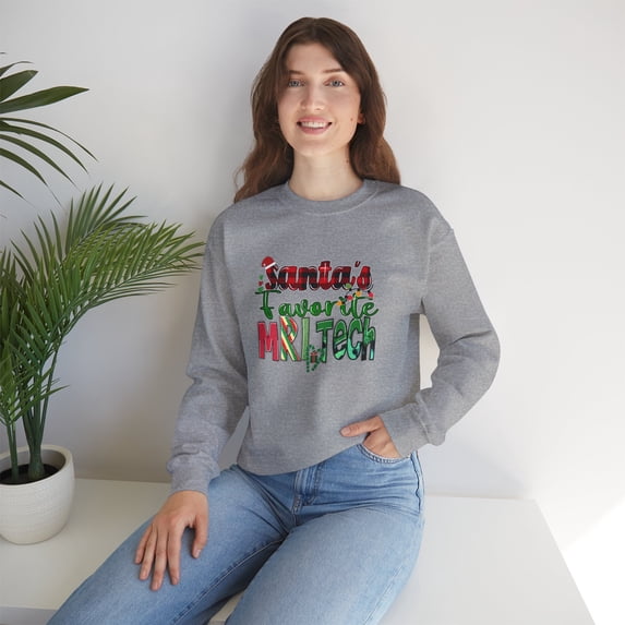 MRI Tech Sweatshirts, Santa Favorite MRI Tech Sweatshirts, MRI Tech Gifts