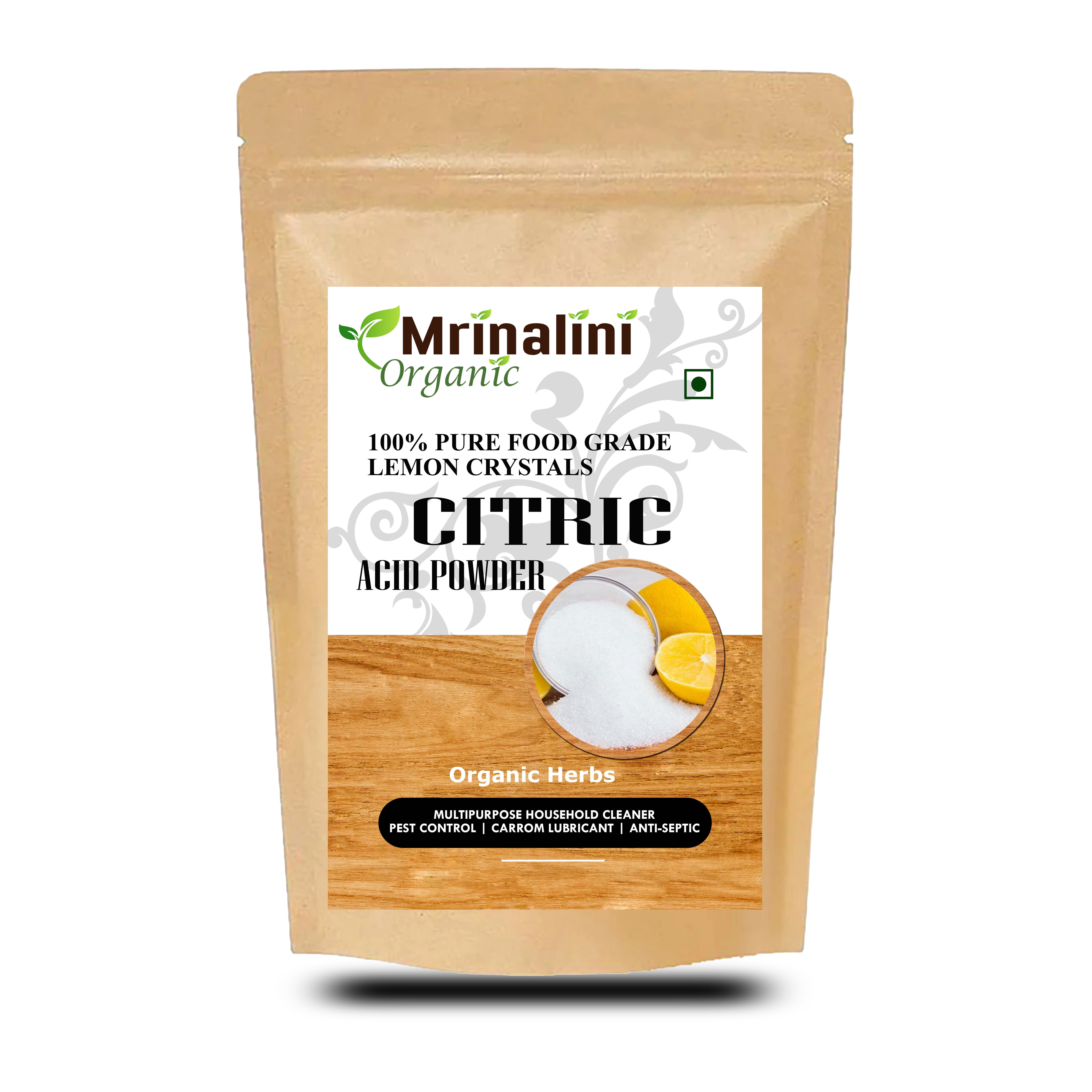 Milliard Food Grade Citric Acid – 100% Pure, Non-GMO, Assorted Sizes Available