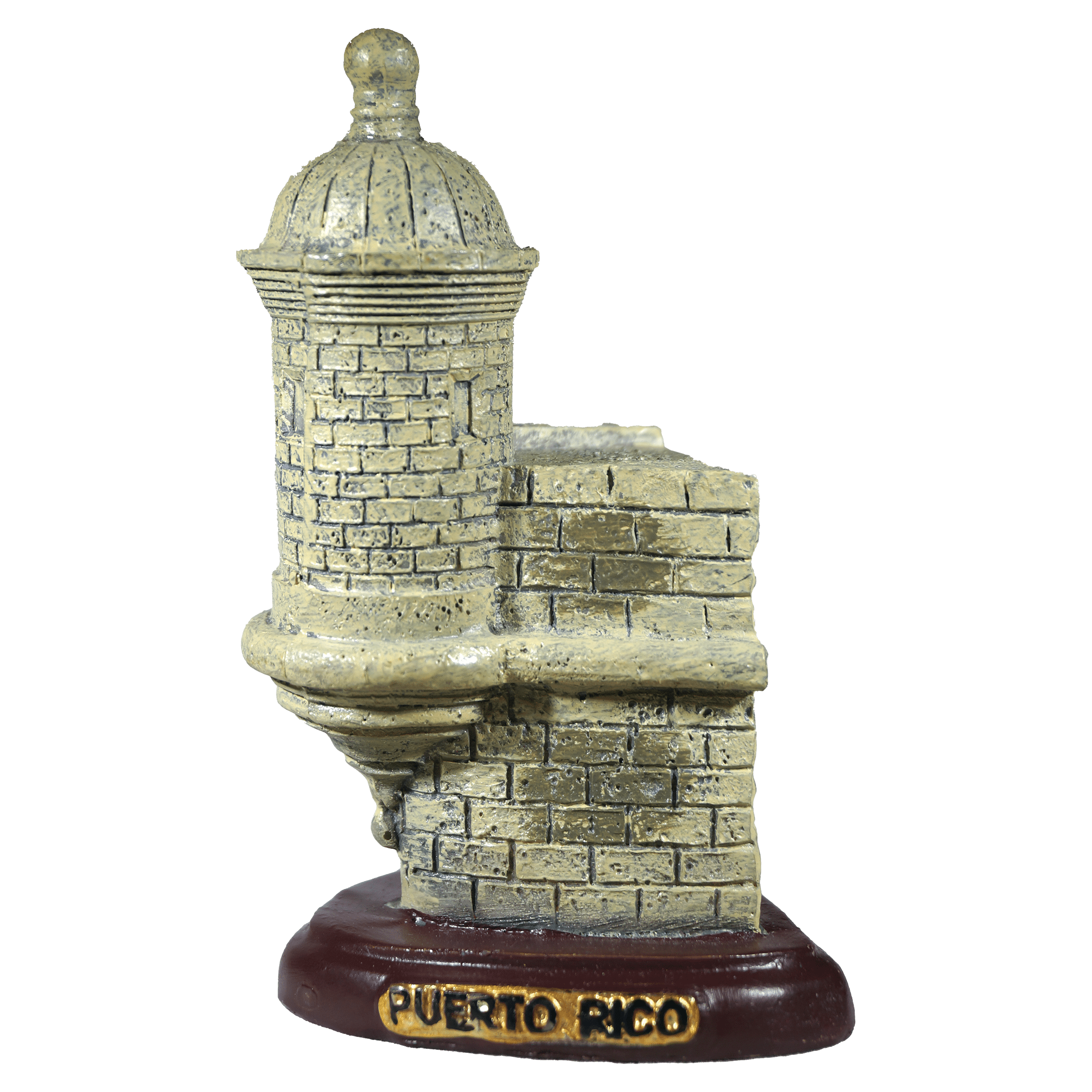 MRJ Souvenir Puerto Rico Sentry Box Polyresin Decorative Figurine 4.25 in, 1 Count