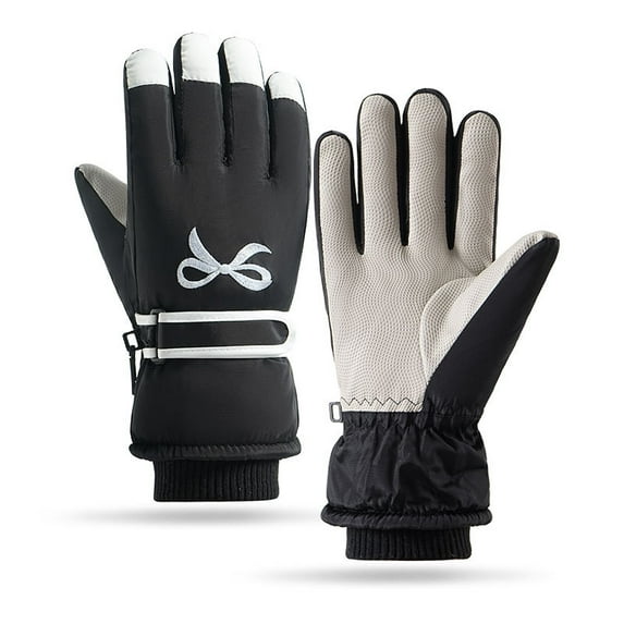 MRLESS 1 Pair Insulated Winter Ski Gloves for Women Waterproof and Windproof Snow Gloves with Warm Lining for Snowboarding Cycling and Outdoor Sports