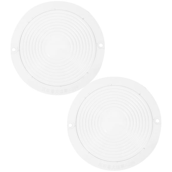 WEUVEB Range Hood Replacement Parts, Transparent ABS Material, Lamp Accessory for Range Hood, 1 Pair and Easy to Install