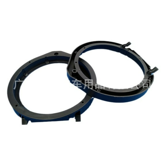GOOHOCHY Black Speaker Mounting Spacers for Car Audio Systems Versatile Plastic Adapter Rings for 5 Inch