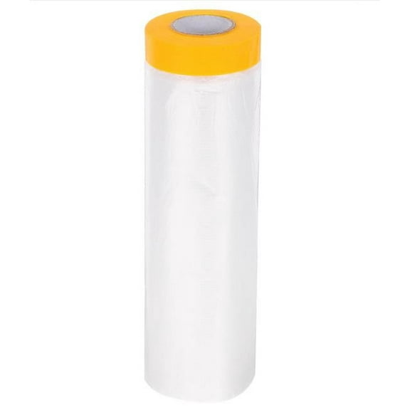 MRLESS 1 Roll Home Window Insulation Plastic Film for Winter Weatherproofing with Clear PE Shrink Film Positioning Film Tape