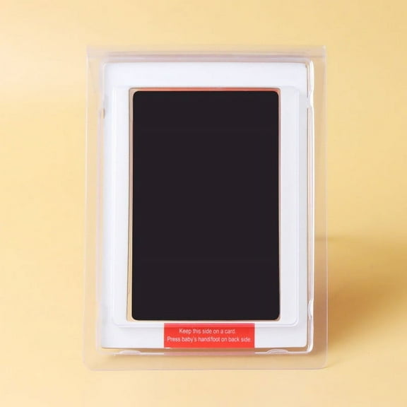 MRLESS 1 Set Baby Handprint And Footprint Kit Inkless Black Ink Pad Safe For Babies Ideal For Newborn Keepsake Pet Paw Print And Family Memories