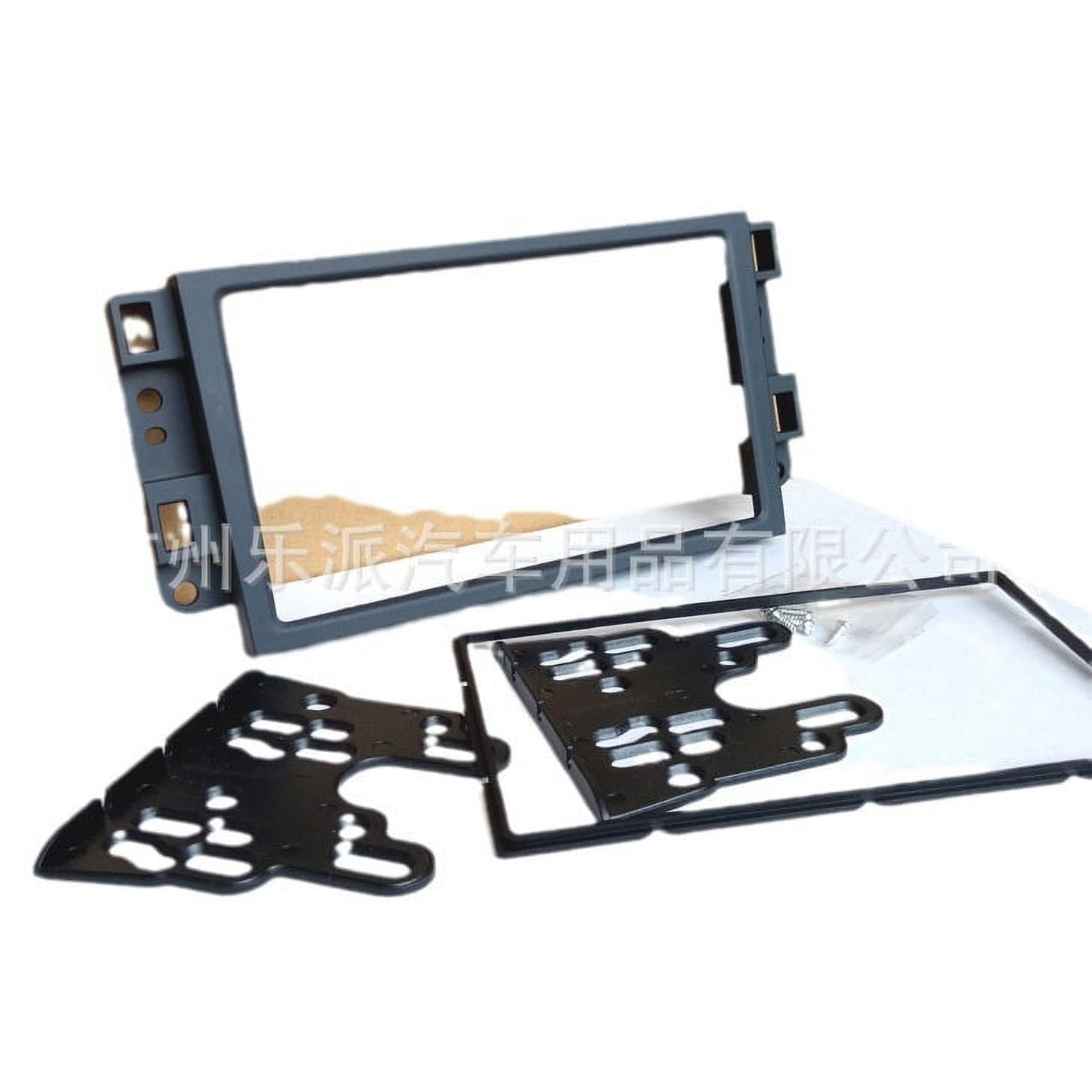 Metra 95-7325B Double-DIN Dash Kit + Wiring Harness For Santa Fe | Painted Black Stereo Install