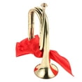 thumbnail image 1 of MRLESS 1 Set Easy Beginner Brass Trumpet Musical Performance Trumpet Portable Horn Brass Wind Instrument For Bands Band Bugle Trumpet, 1 of 1