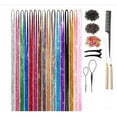 thumbnail image 1 of MRLESS 1 Set Hair Extension Tinsel Hair Braiding Tools Tinsel Hair Extensions Hair Decors Glitter Hair Strands Hair String Accessories, 1 of 6