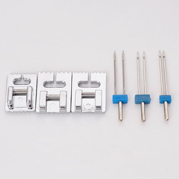 MRLESS 1 Set Multi-Function Double Needle Set Twin Needles 2 mm 3 mm 4 mm for Household Sewing Machine Unique Stitching, suitable for Home and Professional Use